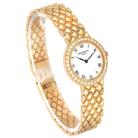 ladies patek philippe 4820|Patek Philippe Calatrava Yellow Gold White Dial Diamond Ladies .